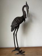 Beeld, Crane / Heron - 83 cm - Brons, Messing