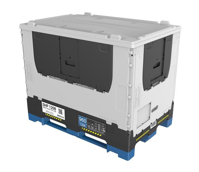 Magnum Optimum 1208 palletbox 1200 x 800 x 958 mm met, Zakelijke goederen, Partijgoederen en Retail | Verpakking en Verzending