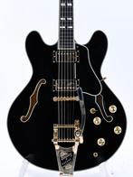 Eastman T59 Truetone Vintage Black Bigsby B-Stock, Ophalen of Verzenden, Nieuw, Hollow body