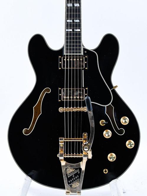 Eastman T59 Truetone Vintage Black Bigsby B-Stock, Muziek en Instrumenten, Snaarinstrumenten | Gitaren | Elektrisch, Hollow body