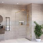 Inloopdouche BWS Portos Profielloos Geborsteld Messing Goud, Ophalen of Verzenden, Nieuw, Douche