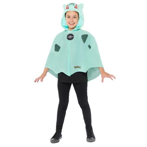 Kind Kostuum Pokemon Bulbasaur Cape, Kinderen en Baby's, Carnavalskleding en Verkleedspullen, Nieuw, Verzenden