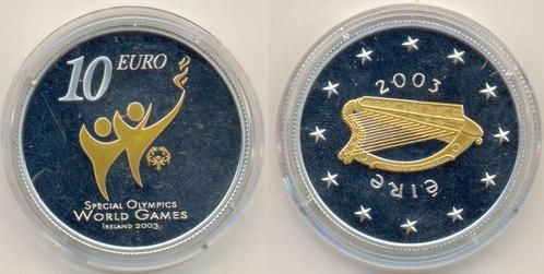 10 Euro 2003 Irland: zilver, Postzegels en Munten, Munten | Europa | Euromunten, Verzenden