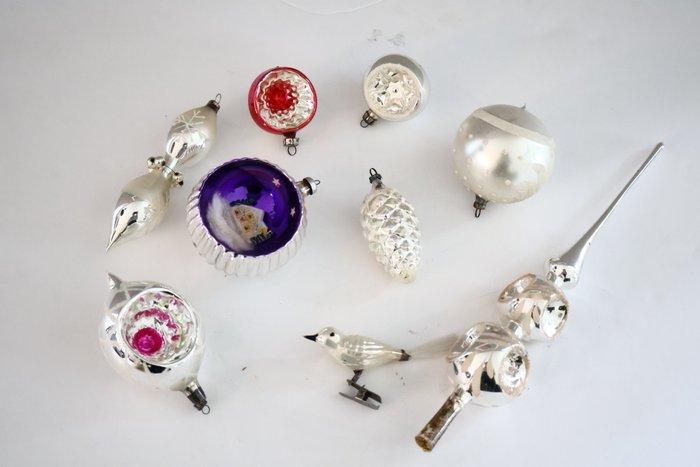 Kerstballen (9) - Glas - Antiek, Diversen, Kerst