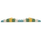 Pastel turquoise foam stapstenen – 4, 7 of 14-delige set.., Ophalen of Verzenden, Nieuw
