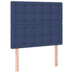 Hoofdborden 2x 90cm Stof Blauw | Retourdeal 61% Korting, Ophalen of Verzenden, Nieuw, Eenpersoons, 90 cm