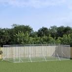 vidaXL Hondenkennel voor buiten 8x4x2 m gegalvaniseerd staal, Dieren en Toebehoren, Verzenden, Nieuw
