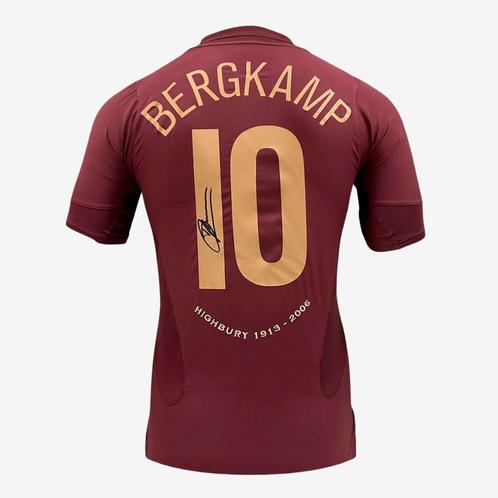 Dennis Bergkamp Signed Original Arsenal 2005-06, Verzamelen, Sportartikelen en Voetbal, Ophalen of Verzenden