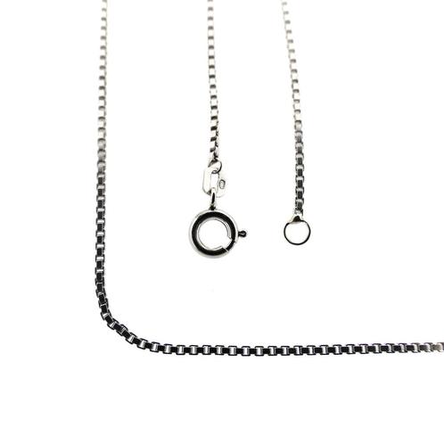 Witgouden Venetiaanse ketting | 39 cm (witgouden ketting), Sieraden, Tassen en Uiterlijk, Kettingen, Overige kleuren, Gebruikt