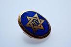 Draagspeld Judaica. 14kt, 7 g - Handgemaakt - Begin 20e eeuw, Sieraden, Tassen en Uiterlijk, Antieke sieraden