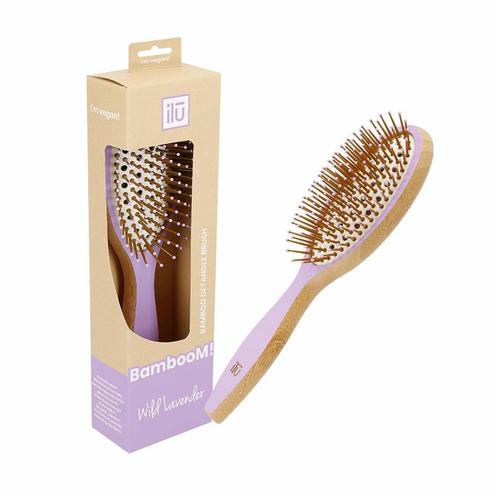 Bamboom Detangler Wild Lavender Hairbrush - Medium, Sieraden, Tassen en Uiterlijk, Uiterlijk | Haarverzorging, Overige typen, Nieuw
