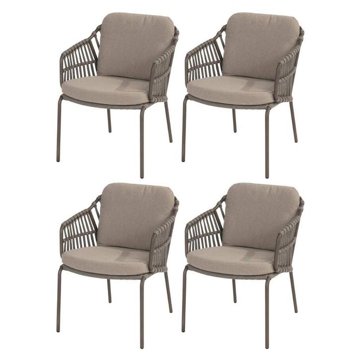 Capalbio dining tuinstoel terre 4 Seasons Outdoor set van 4, Tuin en Terras, Tuinstoelen, Nieuw, Ophalen of Verzenden