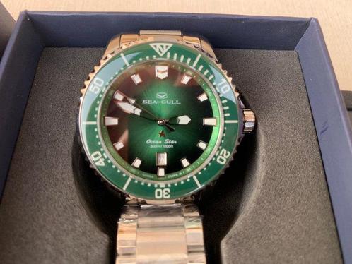 SEA GULL OCEAN STAR PRO GREEN DIAL Zonder Minimumprijs Horloges Heren Marktplaats