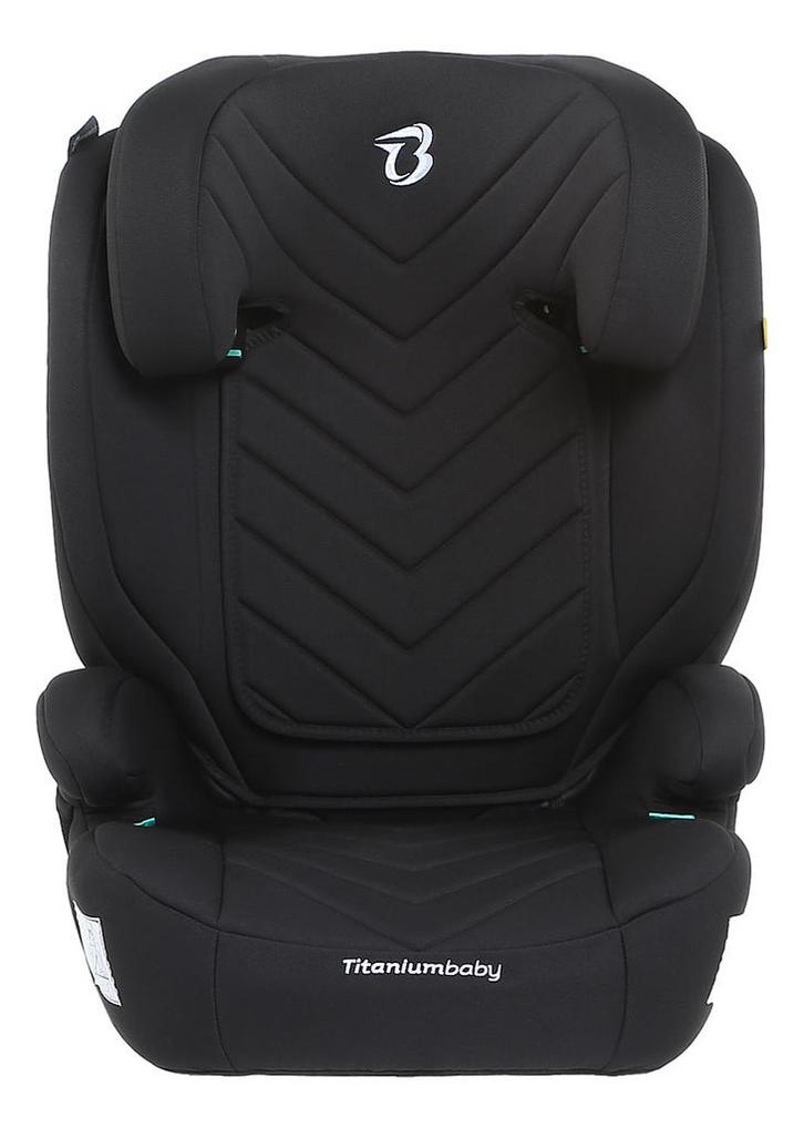 Titaniumbaby Vidar Zwart 100-150 cm i-Size Isofix Autostoel, Kinderen en Baby's, Autostoeltjes, Nieuw, Isofix, 15 t/m 36 kg, Verzenden
