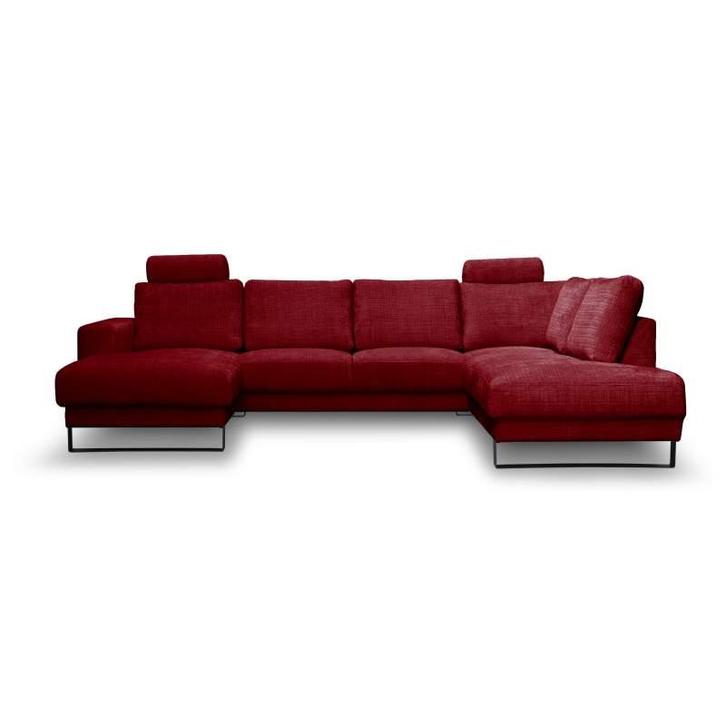 U-Bank Baarlo - u-banken - Rood, Huis en Inrichting, Banken | Sofa's en Chaises Longues, 150 cm of meer, Nieuw, 300 cm of meer