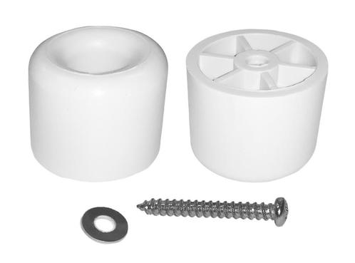 Set van 10 deurstoppers (40 mm, wandmontage, wit), Huis en Inrichting, Woonaccessoires | Overige, Nieuw, Ophalen of Verzenden