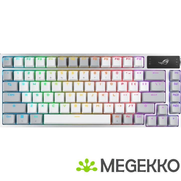 Asus ROG Azoth 75 Draadloos Wit, Computers en Software, Toetsenborden, Nieuw, Verzenden