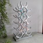 Michael Noll - Wijnrek - 15 flessen - Gepolijst Aluminium