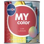 Histor MY color Lak Zijdeglans RAL 7021 | Zwartgrijs 3L, Doe-het-zelf en Verbouw, Verf, Beits en Lak, Verzenden, Nieuw, Zwart