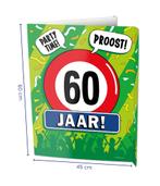 Raambord 60 jaar 60cm, Hobby en Vrije tijd, Feestartikelen, Verzenden, Nieuw