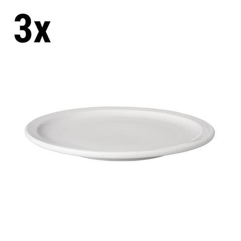 GGM Gastro | (3 stuks) BUDGETLINE - Bord - plat Mammoet - Ø, Huis en Inrichting, Keuken | Servies, Effen, Nieuw, Bord(en), Verzenden