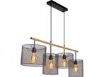 Lucide BASKETT - Hanglamp - 4xE27 - Dimbaar - Zwart, Huis en Inrichting, Verzenden, Zo goed als nieuw
