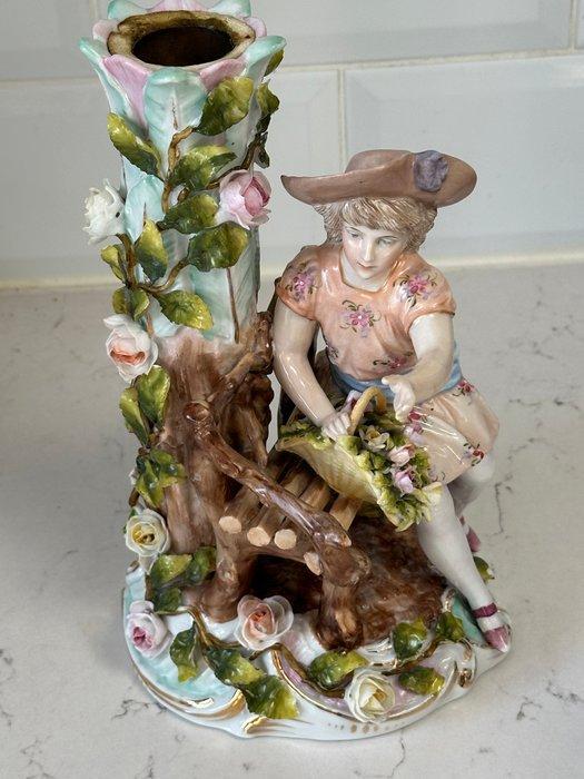 schierholz plaue - Vaas - Beenderporselein - Antieke, Antiek en Kunst, Antiek | Glas en Kristal
