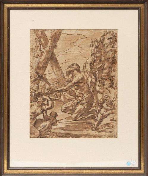 Guido Reni (1575–1642), Navolger van - The Crucifixion of, Antiek en Kunst, Kunst | Schilderijen | Klassiek