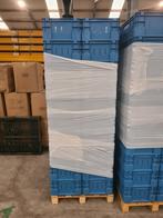 Palletaanbieding: Eurobak 60x40x22 blauw, gebruikt -, Ophalen of Verzenden