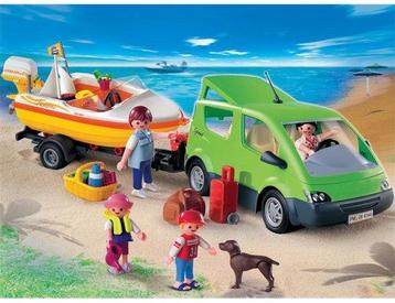 Tweedekans | PLAYMOBIL Gezinswagen met boot - 4144 beschikbaar voor biedingen