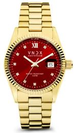 VNDX Dare Devil M Gold Red MD43006-07 dameshorloge, Overige merken, Staal, Staal, Verzenden