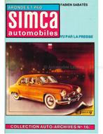 SIMCA AUTOMOBILES, ARONDE ET P60, VU PAR LA PRESSE, Nieuw, Author