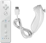 Wii Controller / Remote Wit + Nunchuk Wit (Third Party) (..., Ophalen of Verzenden, Zo goed als nieuw