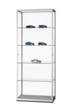 Luxe vitrinekast aluminium 80 cm, Nieuw in verpakking