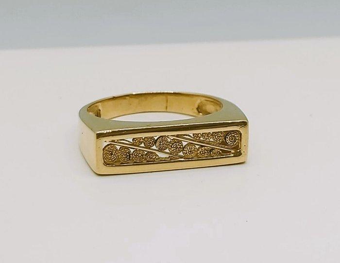 Ring - 19.2 kt. Geel goud, Sieraden, Tassen en Uiterlijk, Ringen