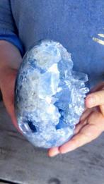 Celestiet Celestine Druse Cluster - Piramidevormig Kristalen, Verzamelen, Mineralen en Fossielen
