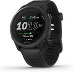 Garmin Forerunner 745 zwart met een zwarte siliconen, Verzenden, Zo goed als nieuw