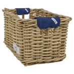 Wicked Rieten Fietsmand XL Jeans naturel, Nieuw