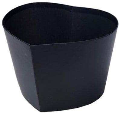 Bloemendoos zonder deksel hartvorm karton Zwart 14 cm, Hobby en Vrije tijd, Knutselen, Nieuw, Ophalen of Verzenden