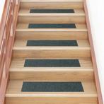 vidaXL Trapmatten zelfklevend 30 st 76x20 cm rechthoekig, Doe-het-zelf en Verbouw, Ladders en Trappen, Verzenden, Nieuw