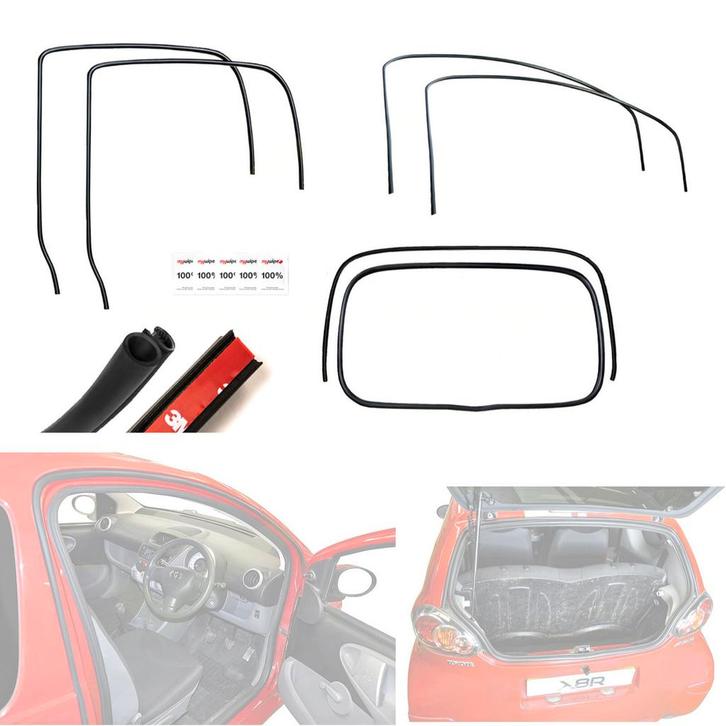 Aygo 107 C1 5-Deurs Rubber Waterlekkage Reparatie Kit, Auto-onderdelen, Carrosserie en Plaatwerk, Nieuw, Verzenden