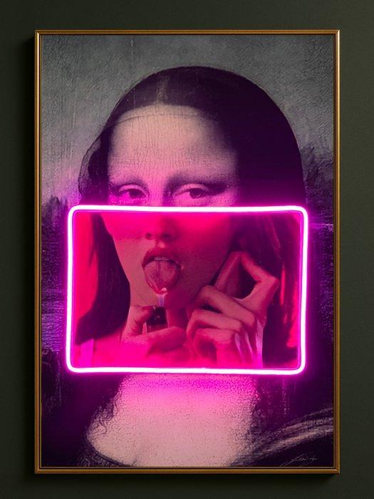 LEDMansion - Gioconda Lollipop V.2. | Led Wall Artwork, Antiek en Kunst, Curiosa en Brocante