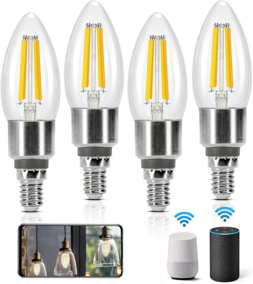 Aigostar LED Gloeilamp - Dimbaar - 4,5W - E14 - 4 Stuks, Huis en Inrichting, Lampen | Overige, Nieuw, Verzenden