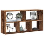 vidaXL Wandschap 100x25x50 cm bewerkt hout oud houtkleurig, Huis en Inrichting, Woonaccessoires | Wandplanken en Boekenplanken