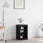 vidaXL Dressoir Zwart Eiken 41 x 37 x 67 cm Bewerkt hout, Huis en Inrichting, Kasten | Dressoirs, Verzenden, Nieuw, Overige houtsoorten