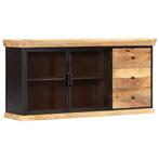 vidaXL Dressoir 150x40x75 cm massief mangohout, Huis en Inrichting, Kasten | Dressoirs, 100 tot 150 cm, Verzenden, Nieuw, 25 tot 50 cm