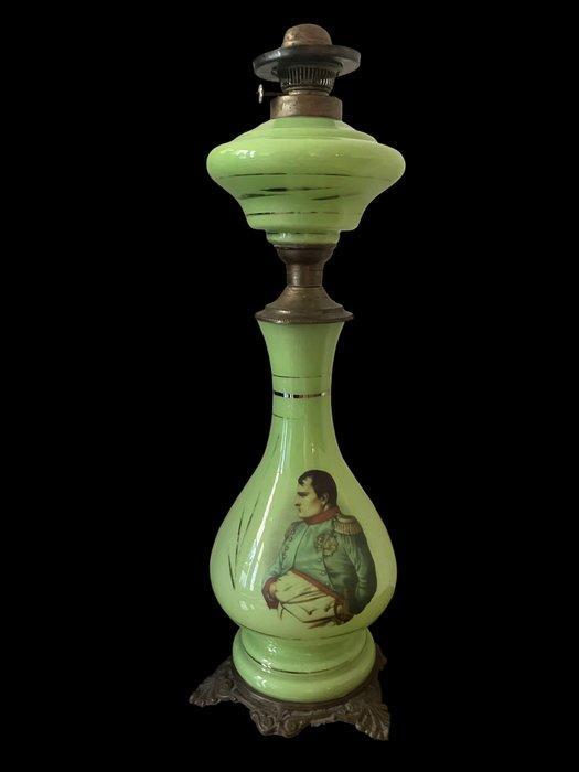 Olielamp - Opaline glas - Napoleon Bonaparte, Antiek en Kunst, Curiosa en Brocante