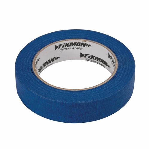 Fixman UV-bestendige afplaktape - blauw - 25 mm x 50 mete..., Doe-het-zelf en Verbouw, Schildersmaterialen, Nieuw, Ophalen of Verzenden