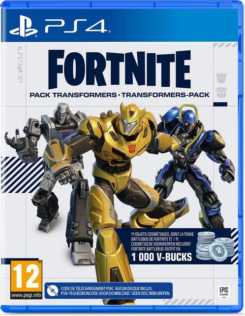 Fortnite Transformers Pack (Code in a Box) - PS4, Spelcomputers en Games, Games | Sony PlayStation 4, Verzenden