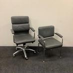 Complete set Mobilex Italy design bureaustoel en, Huis en Inrichting, Bureaustoelen, Gebruikt, Ophalen of Verzenden, Grijs, Bureaustoel